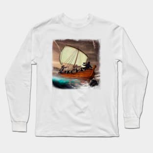 Attack on the boat Long Sleeve T-Shirt